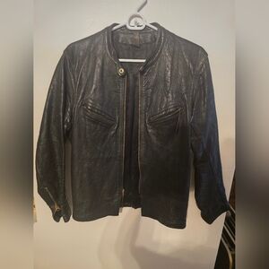 Bates Black Leather Jacket